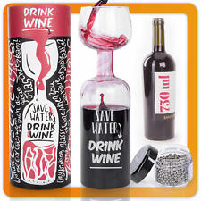 XXL Weinglas Weinflaschen Glas