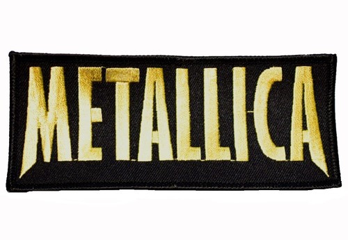 Metallica gold logo - gold,