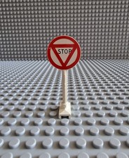 LEGO Straßenschilder Verkehrsschilder Stop Schild 1 Stück 14pb06 P23