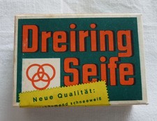 "Dreiring Seife"  Leerkarton VINTAGE Sammler 50er Jahre  Krämerladen gt. Zustand