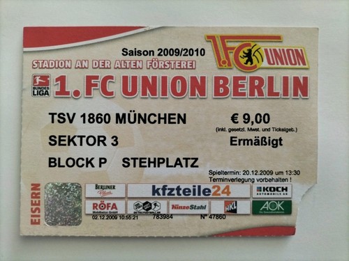 Sammler ticket 1 fc - ticket, 1.fc