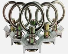 10x Single Endbeschlag Endfitting für Airlineschiene Zurrschiene Flugöse 1800