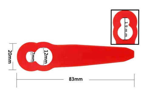 100x kunststoffmesser für - kunststoffmesser,