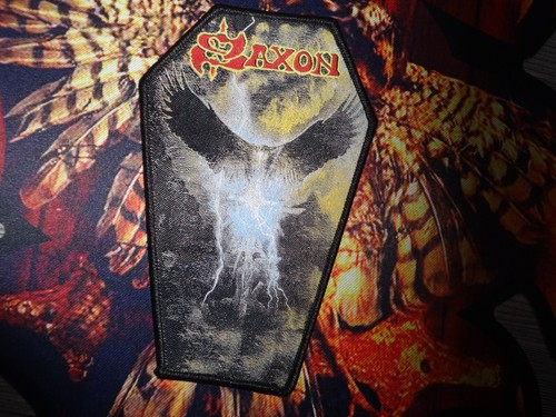 Saxon woven coffin patch heavy - woven,