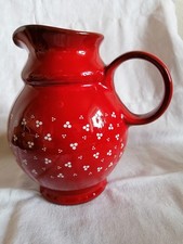 Keramik-Krug rot  der Firma