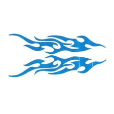 2x Flammen Spiegel Flames JDM