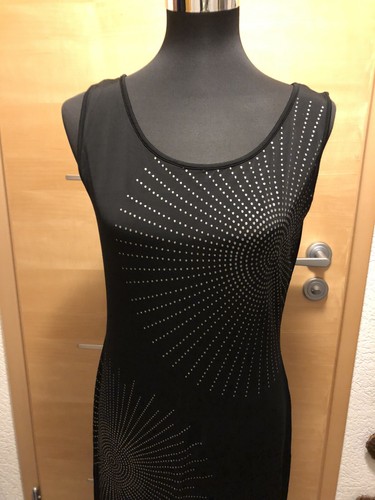 Langes schwarzes kleid vipucci - langes,