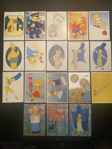 18x the simpsons panini - the,