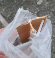 3,50 m neue Wandabschlussprofil Leiste wahrscheinlich Rauwalon braun