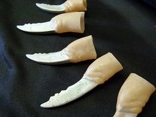 10 Fingernägel Hexenfingernägel Fingerkrallen Krallen lange Nägel Hexe 129001813