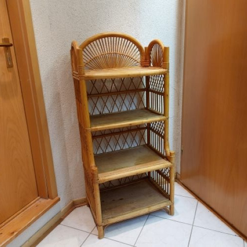 Rattan regal höhe 133cm - regal,,