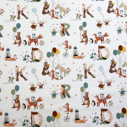 Baumwollstoff meterware tiere - baumwollstoff,