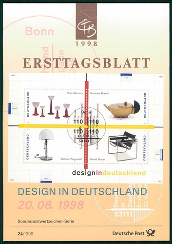 Brd etb 1998 bauhaus design - bauhaus,