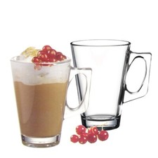 12x Teeglas Kaffee Latte