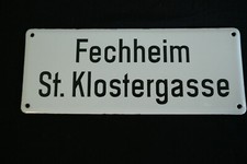 altes Emailschild Fechheim St