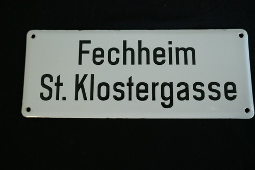 Altes emailschild fechheim - emailschild, st