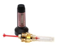 SBK Durchflussmesser rot (60-250 l/h) mit Abdeckkappe für HK