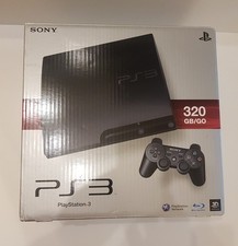 Sony PlayStation 3 OVP Slim 320GB Spielekonsole-Kohleschwarz/sehr gut🌲🎁