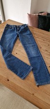 Levi Strauss Jeans Mädchen Gr. 152 Jungen dunkelblau verstellbar 