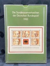 JAHRBUCH 1982 - POSTFRISCH - SONDERPOSTWERTZEICHEN BUND BERLIN - KOMPLETT + SD
