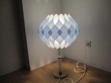 Kaiser Lampe Tischlampe  mit Zicoli Schirm 60er 70er