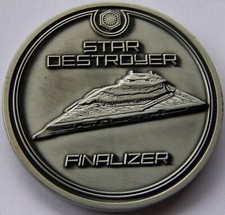 STAR WARS - Raumschiff / Sternzerstörer Finalizer - MEDAILLE - FILM - SELTEN