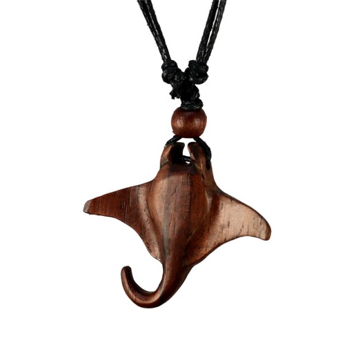 Halskette manta stingray holz - manta,