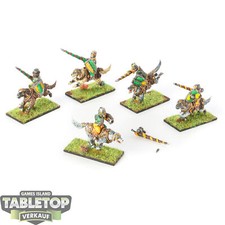 Kings of War - 5 Halbling Stalwarts Kavallerie - bemalt