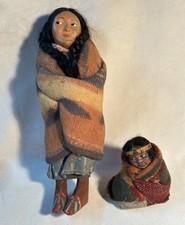 Vintage Indianer Skookum Puppe