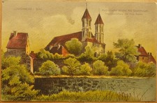 AK Löwenberg Lwówek Śląski Originalzeichnung Fritz Dudde ca. 1910 Lauban Olszyna