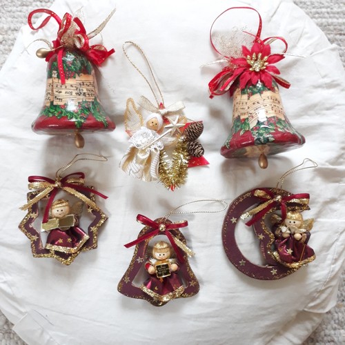 Vintage engel ornamente - vintage,