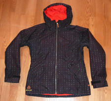 BURTON DryRide Damen Snowboard Ski Winter Jacke Outdoor schwarz bunt orange M