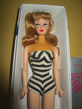B1127) REPRO REPLIK DER ORIGINAL BARBIE VON 1959 MATTEL 1993 LIMITED EDITION+BOX