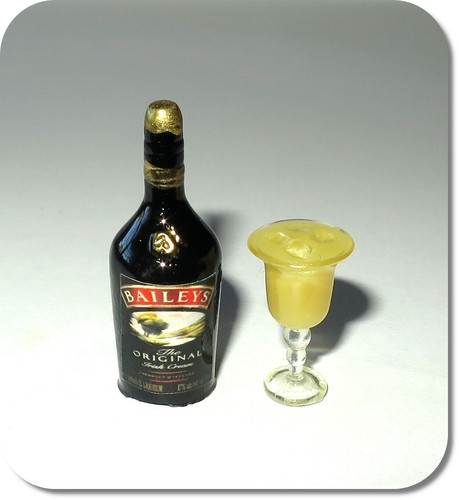 Miniatur flasche likör - flasche,