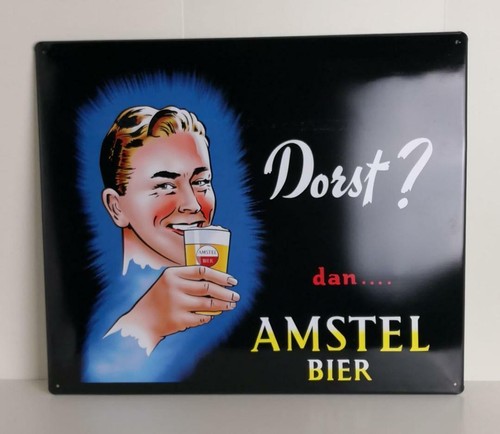 Amstel bier blechschild - amstel,