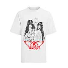 Retro Musik Aerosmith Rock band Steven Tyler Konzer Bio Herren T-Shirt Baumwolle