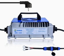48V 18A Batterie Ladegerät für LiFePO4 Lithium Batterie Auto Motorrad Golf Cart