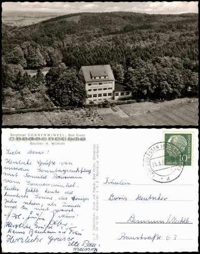 Ansichtskarte bad essen - bad,