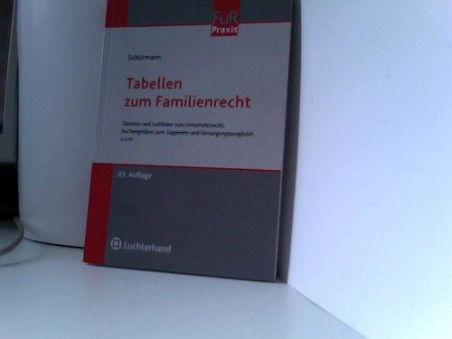 Tabellen zum familienrecht - zum,