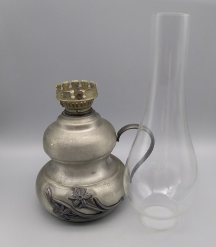 Antike petroleumlampe etain - petroleumlampe,,