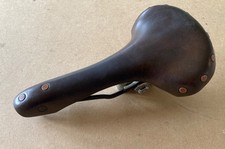 Vintage  IDEALE SWALLOW Ledersattel FRÜHE AUSFÜHRUNG