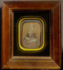 Daguerreotypie Frau 1/4 Platte