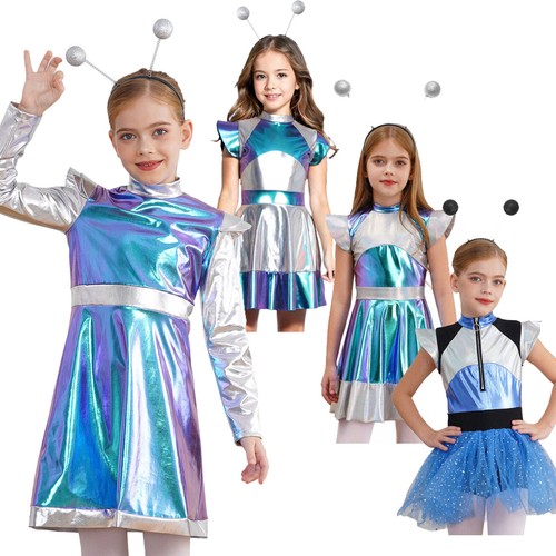 Mädchen alien kleid - mädchen,