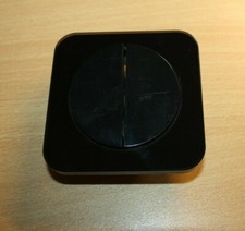 Berker R.1 Glasrahmen schwarz