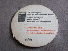 Bierdeckel ,  Stern Brauerei AG Essen ,   Braun sixtant 