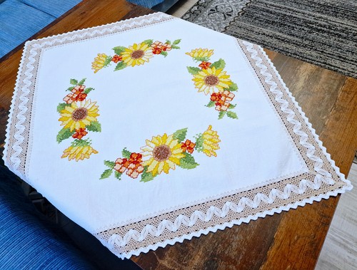 Vintage tischdecke mitteldecke - vintage, tischdecke/mitteldecke