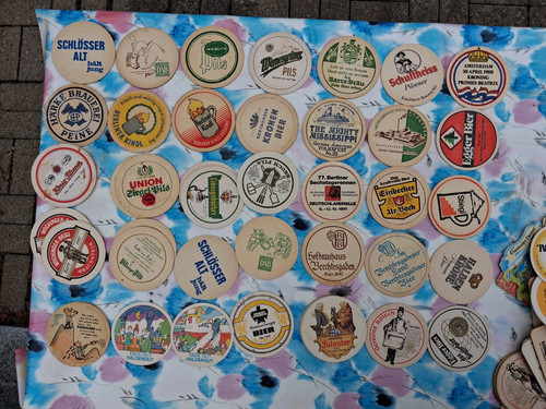 120 teils alte - , bierdeckel