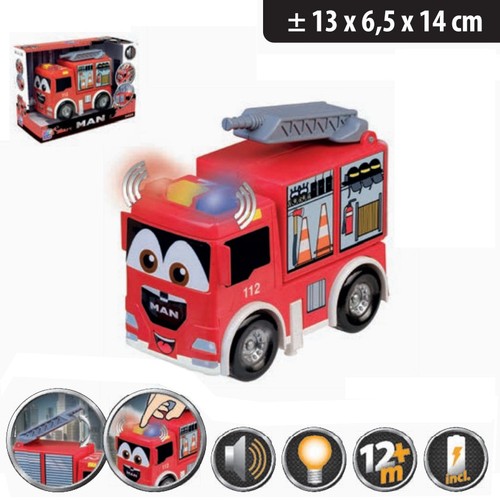 Man feuerwehrauto mit - feuerwehrauto, &