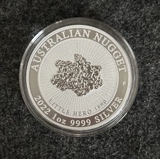 1 Oz Silber Münze Australien Nugget 2022