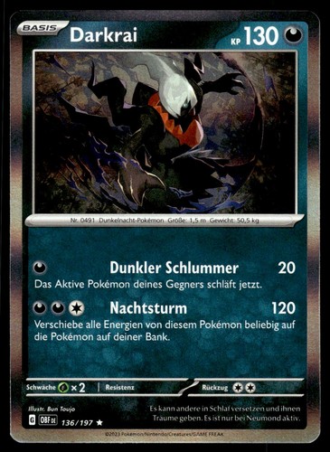 Darkrai 136 197 - darkrai, obsidian